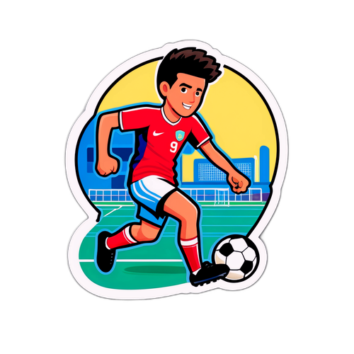 Penggambaran Pemain Bola Sepak