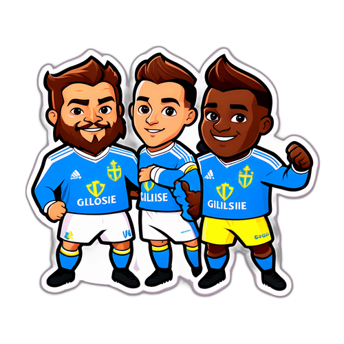 Sticker animat Union Saint-Gilloise versus Marseille