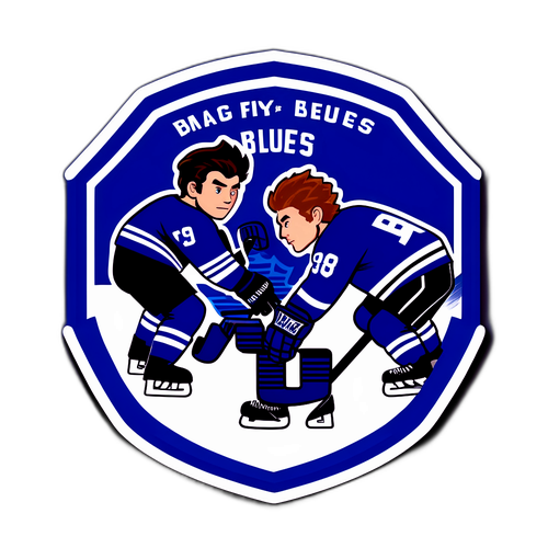 Blues vs. Maple Leafs Rivalry Sticker