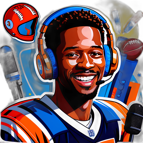 Cartoon Portrait of Nate Burleson