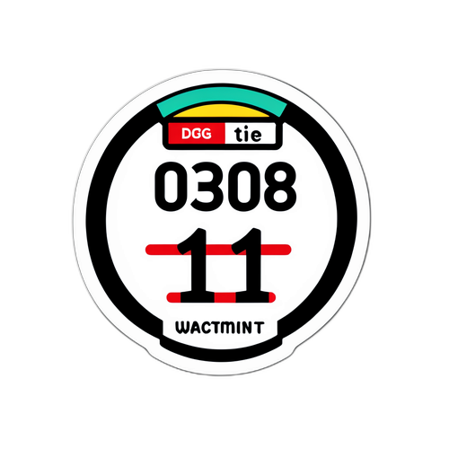 Nhãn dán thể hiện sự hồi hộp chờ đợi