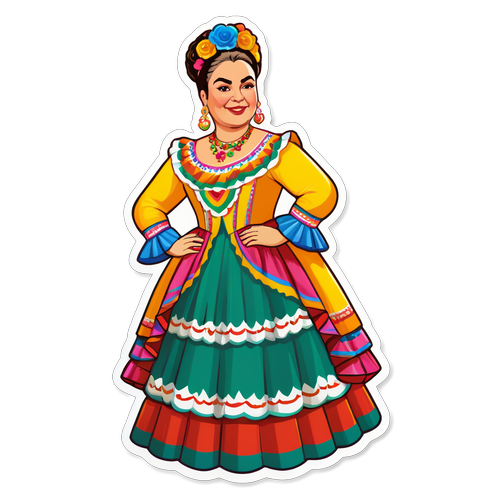 Vibrant Paquita la del Barrio Sticker