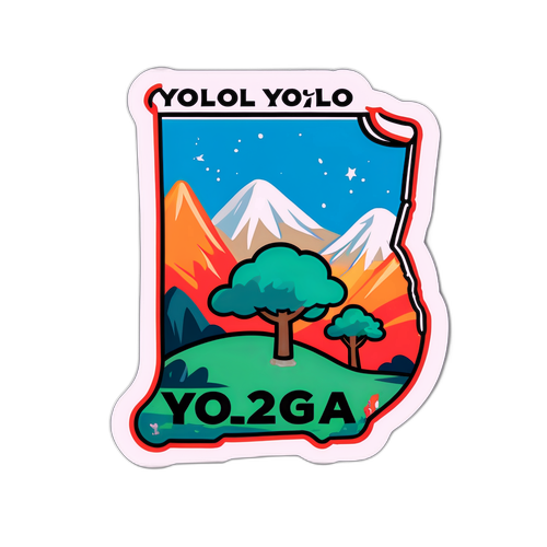 2026 YOLO Georgia Trip Ideas Sticker