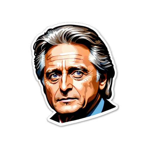 Ang Diwa ng Kahalalan: Michael Douglas sa Isang Makabagbag-damdaming Sticker!