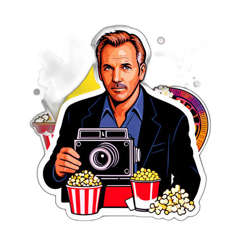 Kevin Costner Film Sticker