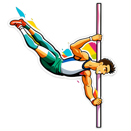 Unleash Your Inner Champion: Mondo Duplantis' Electrifying Pole Vault Art Will Inspire You!