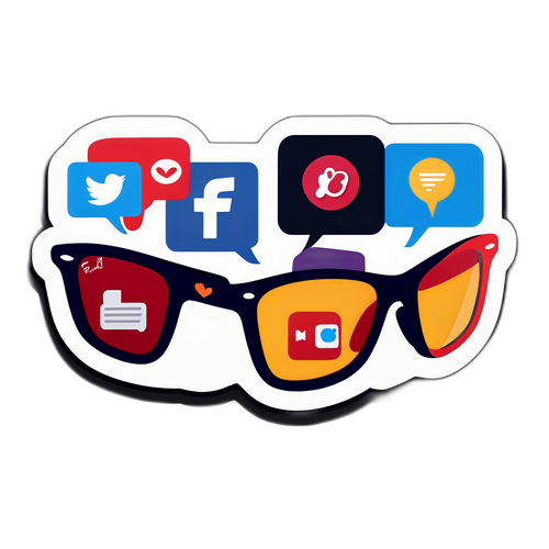 Ray-Ban Meta Glasses with Digital Icons