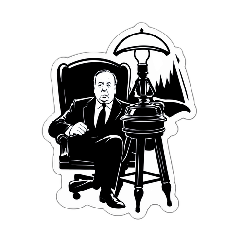 Alfred Hitchcock Sticker