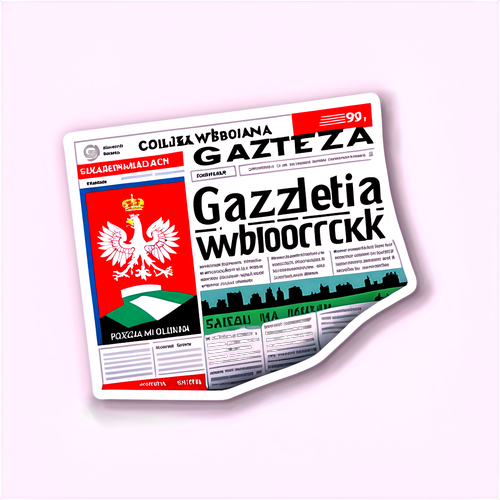 Odznak inspirovaný Gazetou Wyborczą