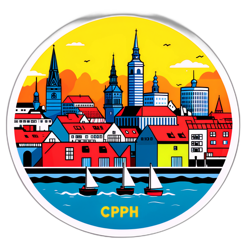 CPH Skyline Sticker