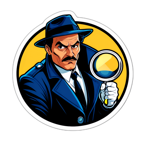Rappresentazione Edgy di Ismaele La Vardera come Detective