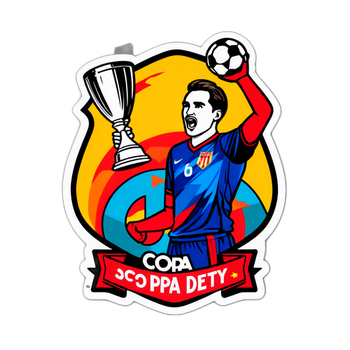 코파 델 레이 역사적 순간 일러스트 스티커