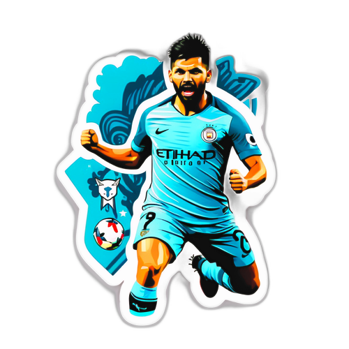 Sticker de Kun Agüero
