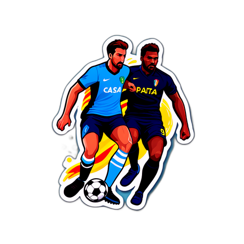 Sticker wa Mpira wa Miguu: Sporting vs Casa Pia