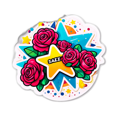 Sticker Zaz 'Star Academy'