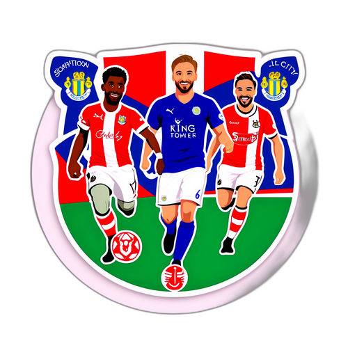 Sticker Southampton vs Leicester City