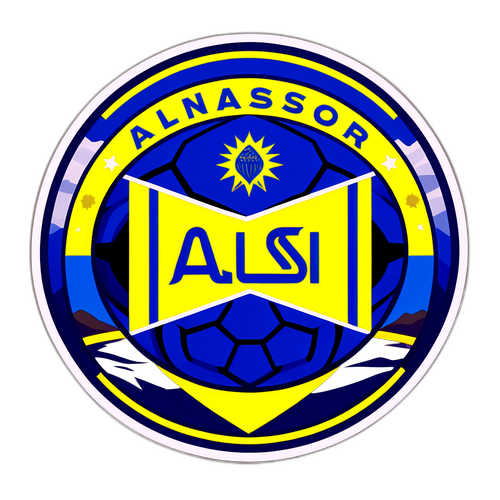 Sticker ya Al Nassr na Rangi Zake
