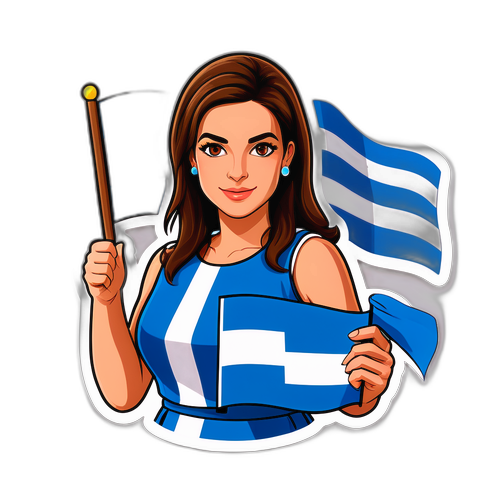 Κ sticker της Κατίνας Σακελλαροπούλου