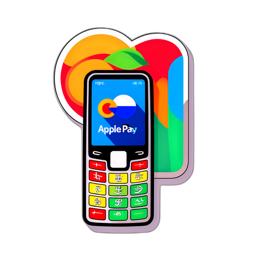 भारत में एप्पल पे की सुविधा को बढ़ावा देने वाला स्टिकर