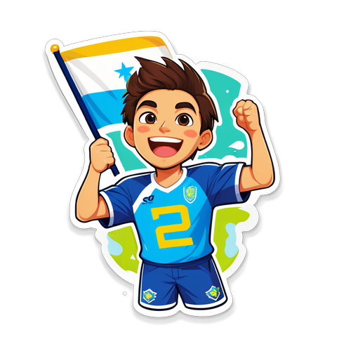 Adesivo Divertido do Jogo do Paysandu