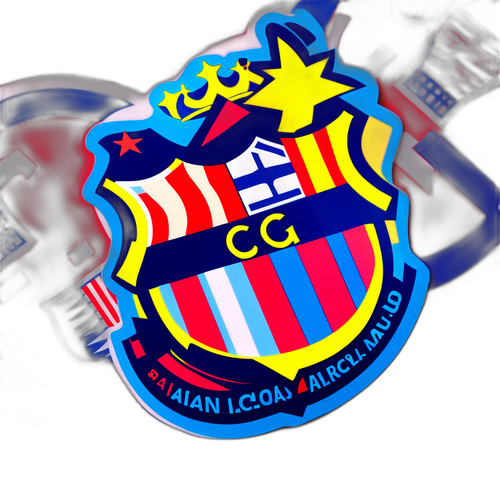 Наклейка з логотипом клубу