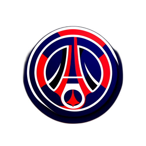 Minimalist PSG Logo Sticker