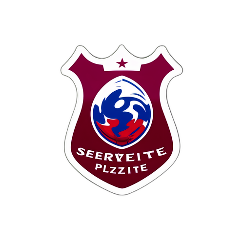 Dynamický design zápasu Servette vs. Plzeň s fotbalem na zelené trávě