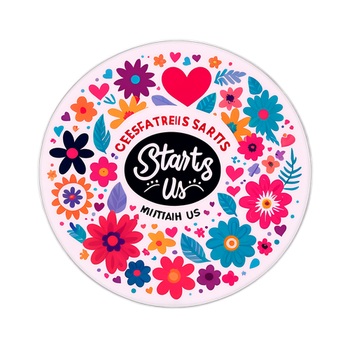 Stiker Motivasi: Gencatan Senjata Dimulai Dari Kita