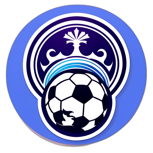 Sticker representando a Orlando City y Whitecaps