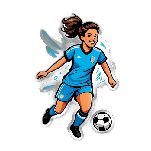 Linda Sembrant i aktion som fotbollsspelare