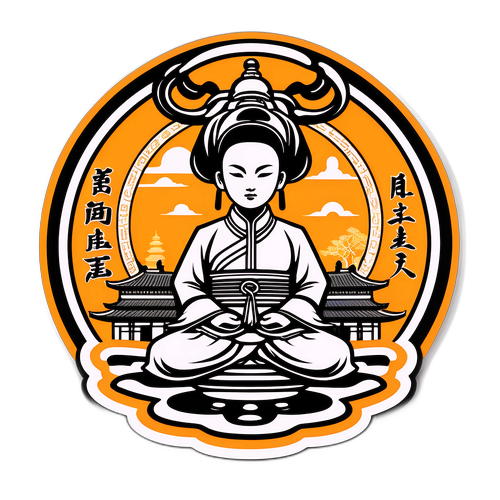 嵩山少林文化贴纸