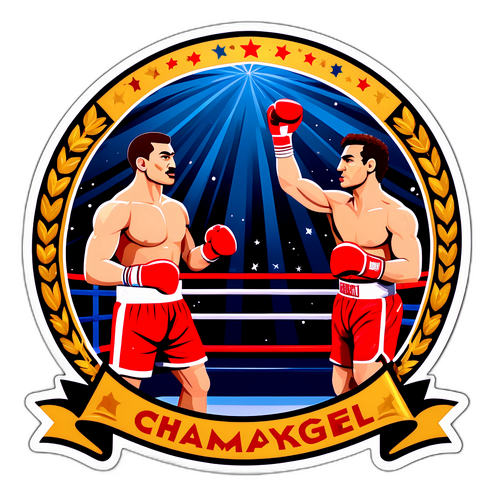 Boxningsgala med Agit Kabayel som mästare