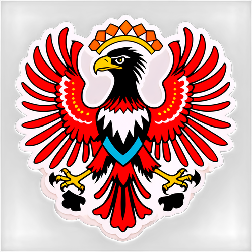 Яскравий зображення Албанії з культурними символами