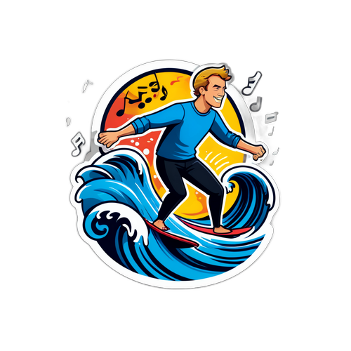 Edvin Anger Surfar på Musiknoter