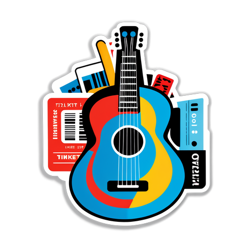 Get Ready to Rock! Unleash Your Inner Concert Fan with This Ticketmaster Sticker!