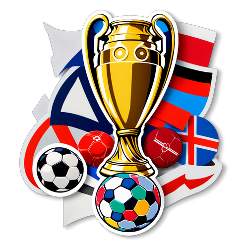 Kesatuan dan Persaingan: Sticker Warna-warni Piala Champions League yang Menyerlah!