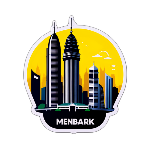 Stiker Menara Maybank