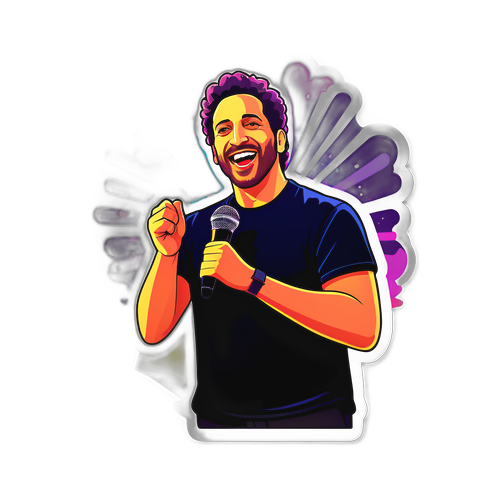 סטיקר חיי של איתי לוי על הבמה