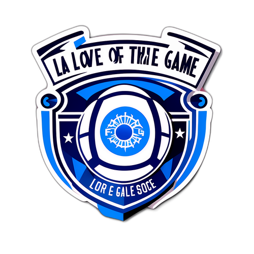Fußballfan-Merchandise in Grau und Blau