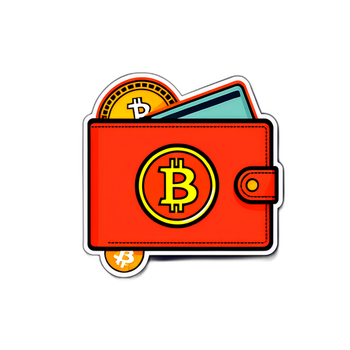 Nostalgi Bitcoin plånbok med vintage stil