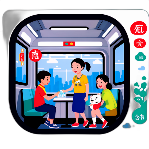 台北捷運的日常瞬間