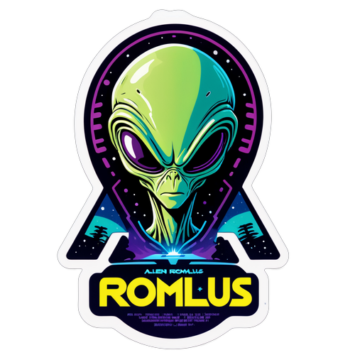 Sticker Futuristik Alien: Romulus yang Penuh Gaya dan Misteri!