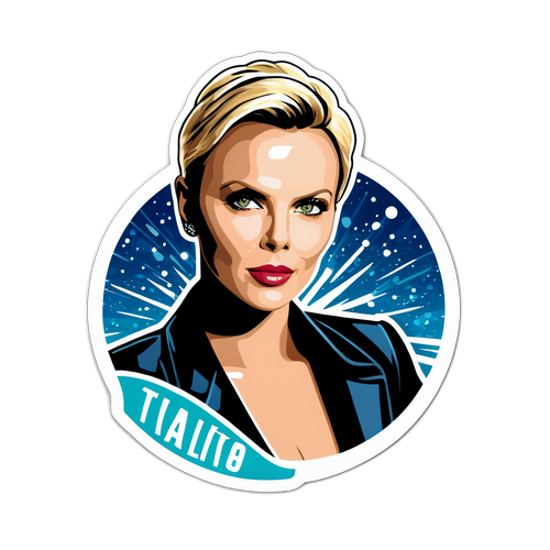 Imagine creativă cu Charlize Theron