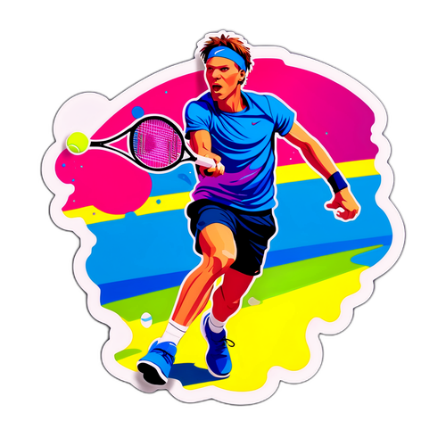 Jannik Sinner i Tennismatch
