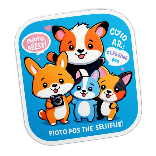 प्यारे जानवर सेल्फी ले रहे हैं!