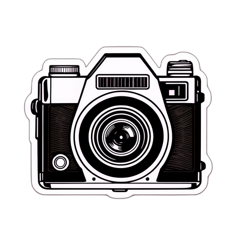 Vintage Filmcamera Sticker