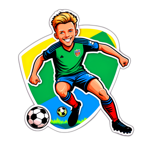 Nicklas Bärkroth i en actionfylld fotbollsscen