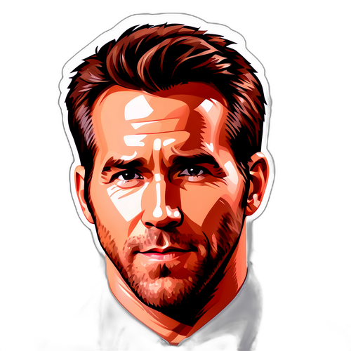 Ryan Reynolds vicces arckifejezéssel