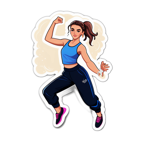 Simona Urzica dansând cu eleganță