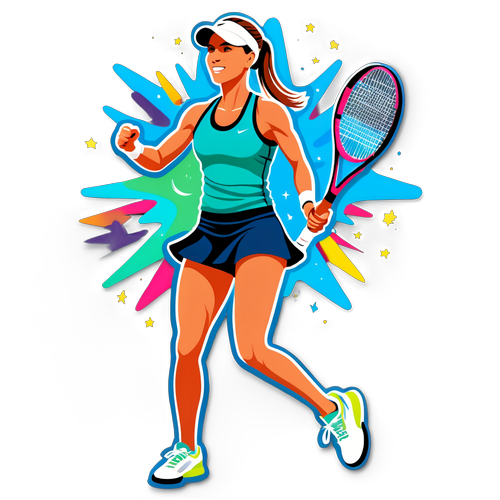 Mirra Andreeva Tennis Sticker